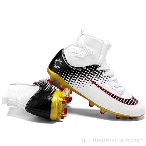 Football Outdoor AG TPU Shoes de futebol de malha de mosca